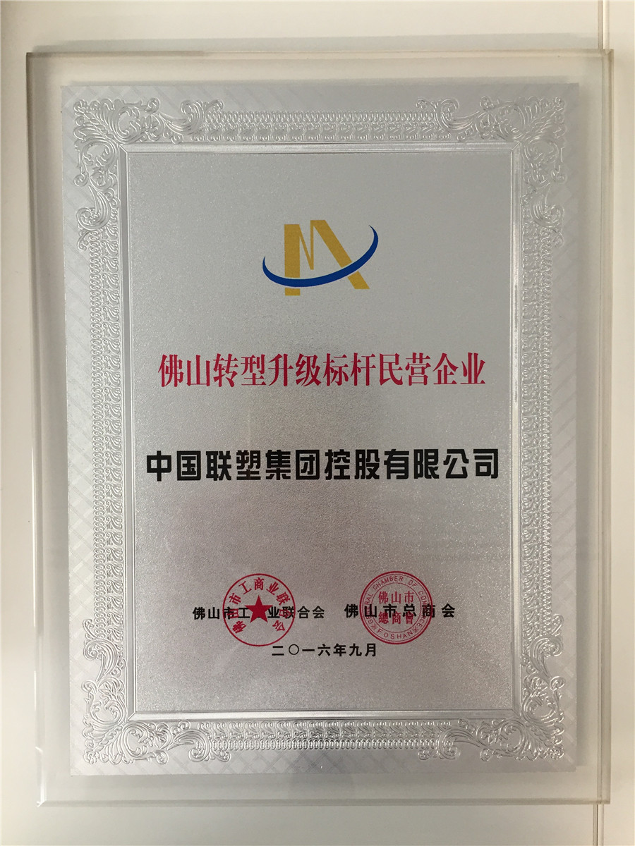 佛山转型升级标杆民营企业（中国完美平台登录入口）